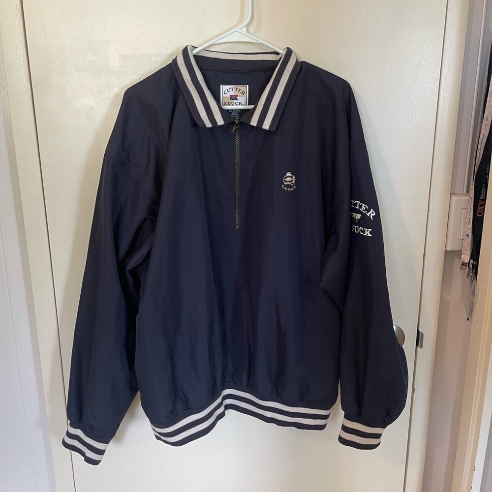 Vintage oversized quarter zip